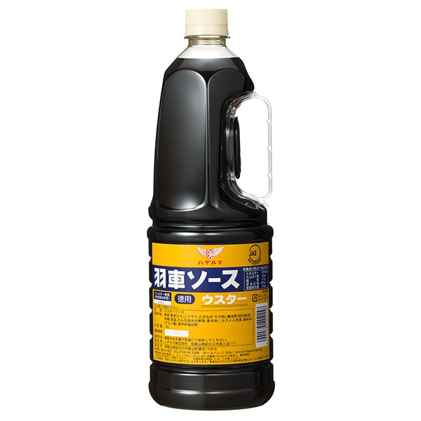 ハグルマ JAS標準 ウスターソース 1.8Lペットボトル×6本入