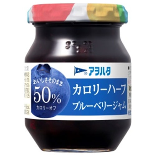 アヲハタ カロリーハーフ ブルーベリージャム 150g瓶×12個入×(2ケース)