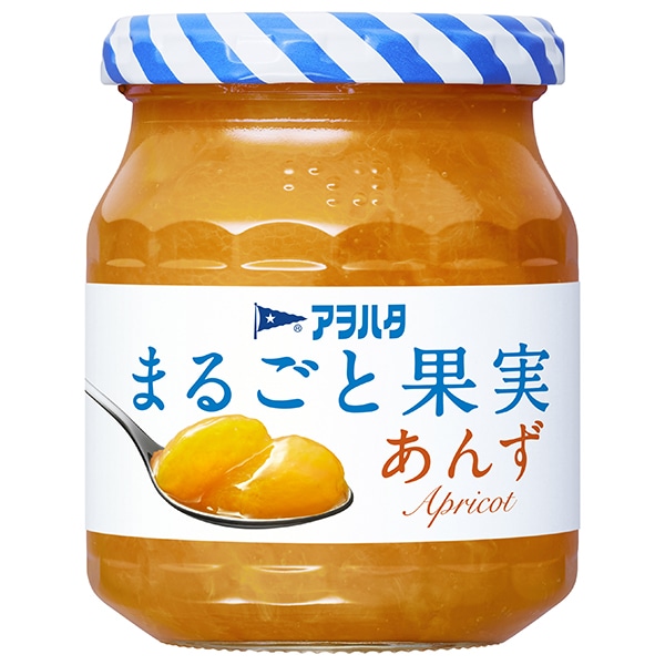 アヲハタ まるごと果実 あんず 250g瓶×6個入