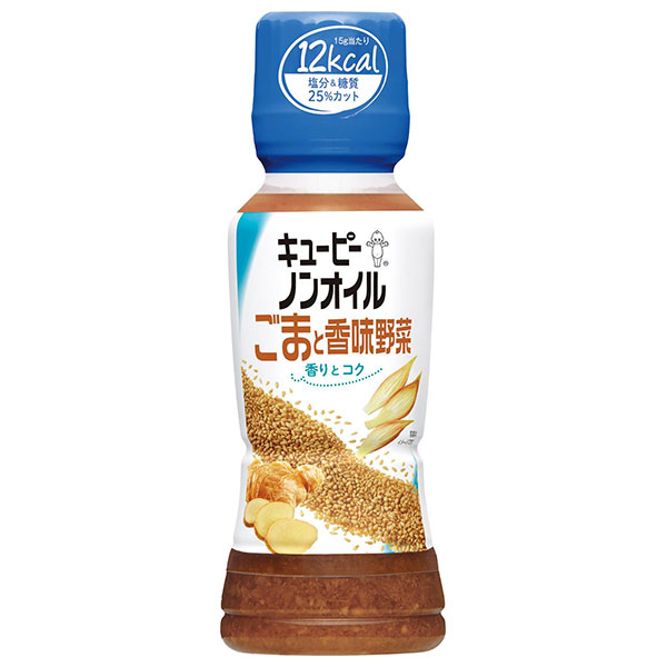 キューピー ノンオイルごまと香味野菜 180mlペットボトル×12本入
