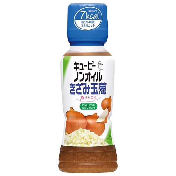 キューピー ノンオイルきざみ玉葱 180mlペットボトル×12本入