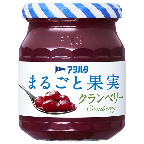アヲハタ まるごと果実 クランベリー 250g瓶×6個入