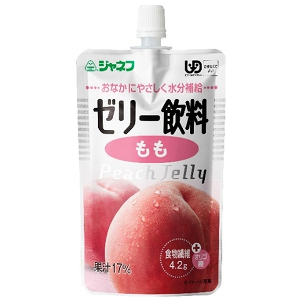 キューピー ジャネフ ゼリー飲料 もも 100gパウチ×8本入×(2ケース)