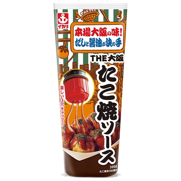 イカリソース THE大阪たこ焼ソース 300g×10本入×(2ケース)