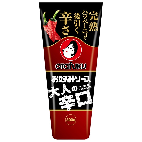 オタフク お好みソース 大人の辛口 300g×12本入×(2ケース)