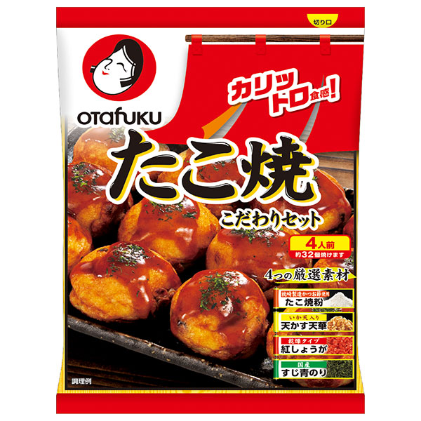 オタフク たこ焼 こだわりセット 4人前×12袋入×(2ケース)