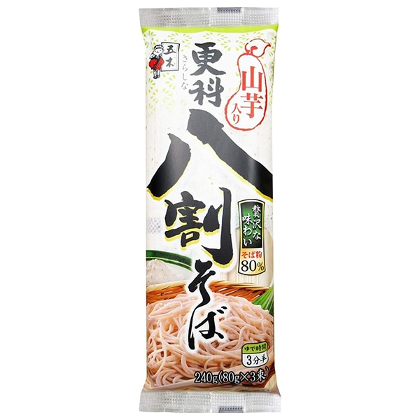 五木食品 山芋入り更科八割そば 240g×20袋入×(2ケース)