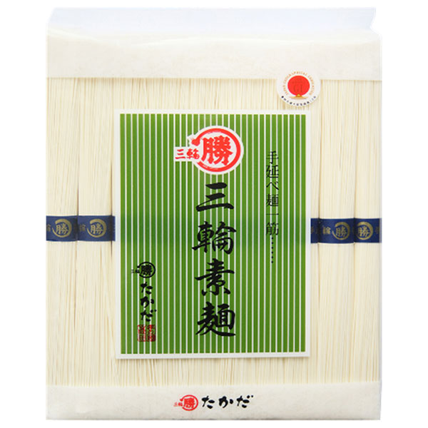 マル勝高田 三輪素麺 徳判 1kg×9個入×(2ケース)