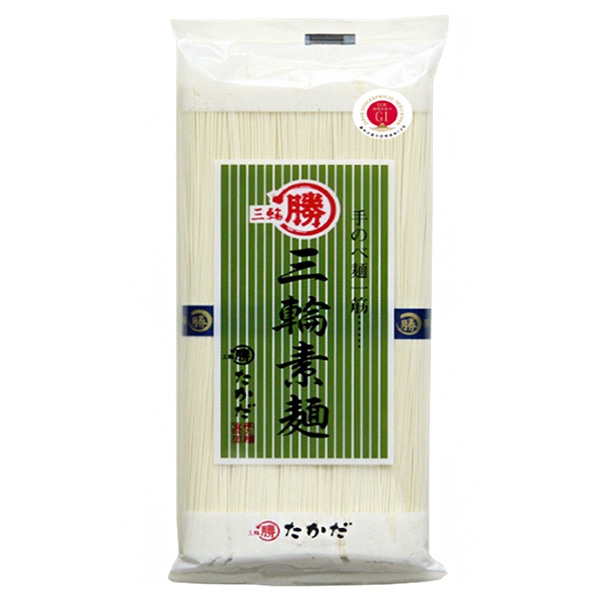 マル勝高田 三輪素麺 大判 500g×20個入×(2ケース)