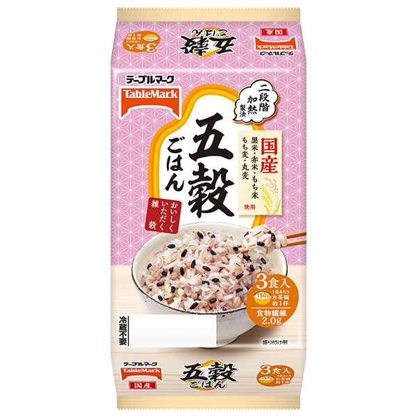 テーブルマーク 五穀ごはん 3食 (150g×3個)×8個入×(2ケース)