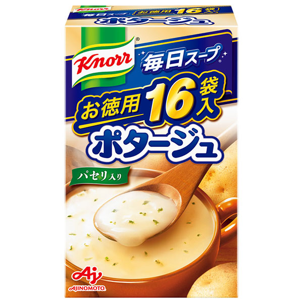 味の素 クノール毎日スープ ポタージュ (15.7g×16袋)×3個入×(2ケース)