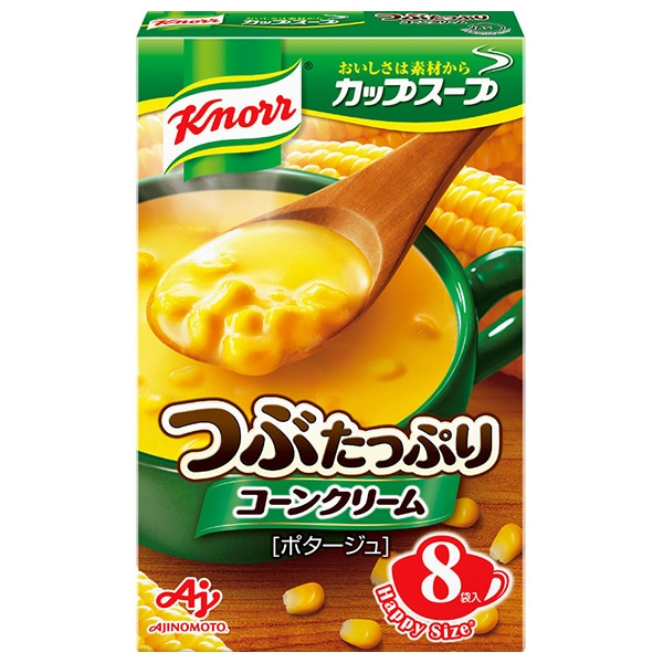 味の素 クノール カップスープ つぶたっぷりコーンクリーム (16.1g×8袋)×6箱入