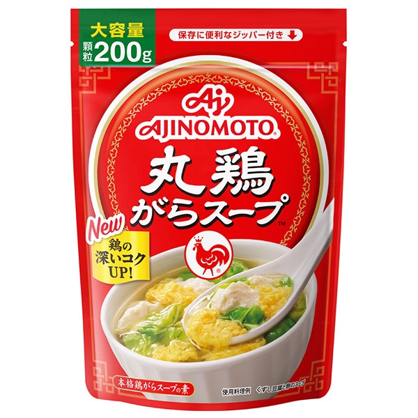 味の素 丸鶏がらスープ 200g×7袋入×(2ケース)