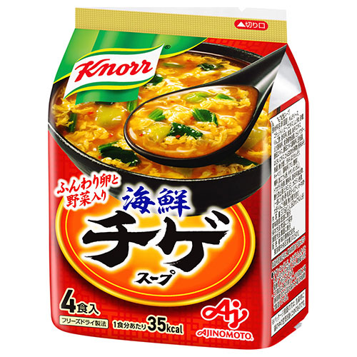 味の素 クノール海鮮チゲ スープ 4食入 37.6g×10袋入