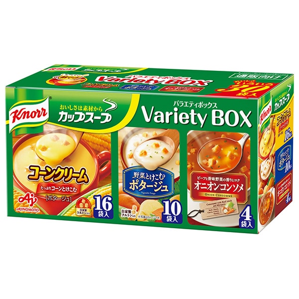 味の素 クノール カップスープ バラエティボックス 30袋×1箱入×(2ケース)