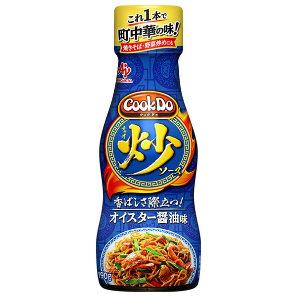 味の素 CookDo(クックドゥ)炒ソース オイスター醤油味 190g×12本入×(2ケース)