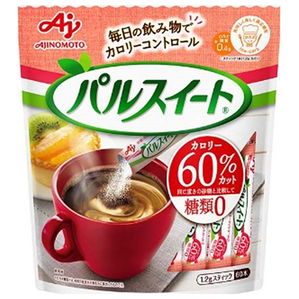 味の素 パルスイート スティック 72g(1.2g×60本)×10袋入×(2ケース)