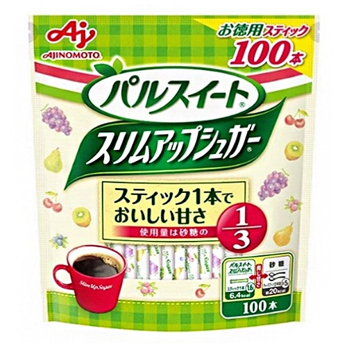 味の素 パルスイート スリムアップシュガー スティック 160g(1.6g×100本)×10袋入