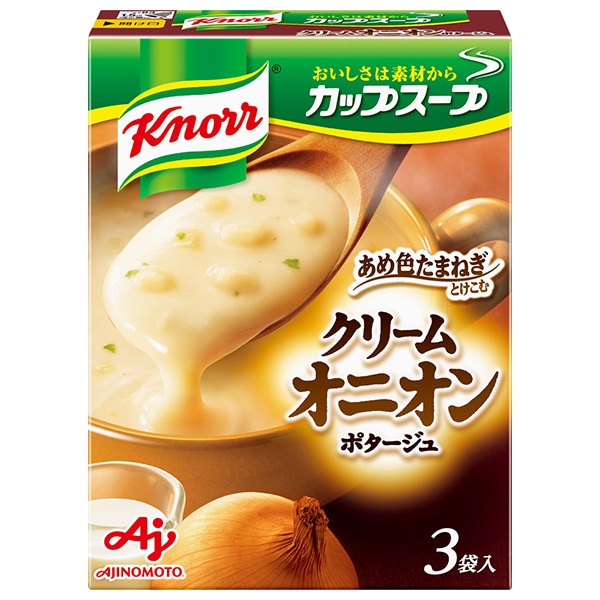 味の素 クノール カップスープ クリームオニオンポタージュ (18.1g×3袋)×10箱入