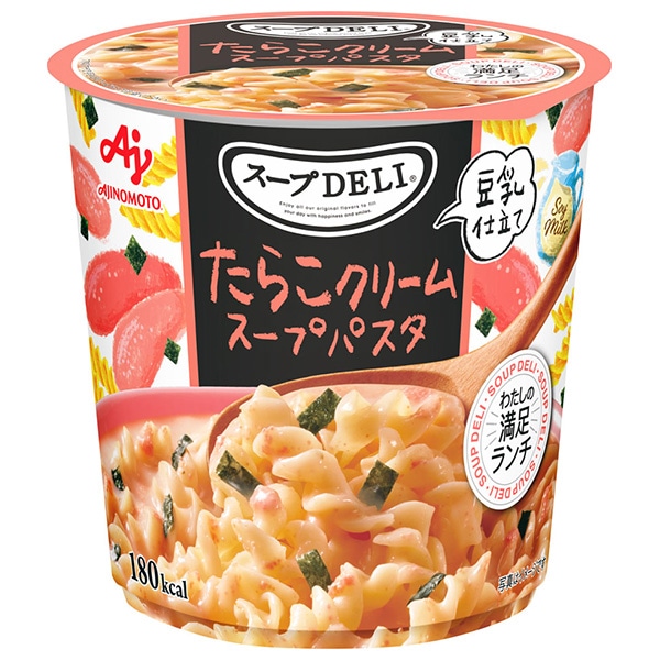 味の素 クノール スープDELI たらこクリームスープパスタ 豆乳仕立て(容器入り) 44.2g×12(6×2)個入