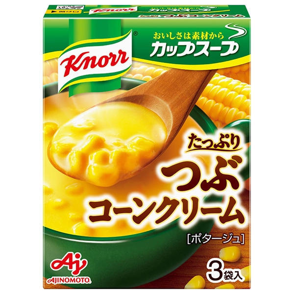 味の素 クノール カップスープ つぶたっぷりコーンクリーム (16.1g×3袋)×10箱入×(2ケース)