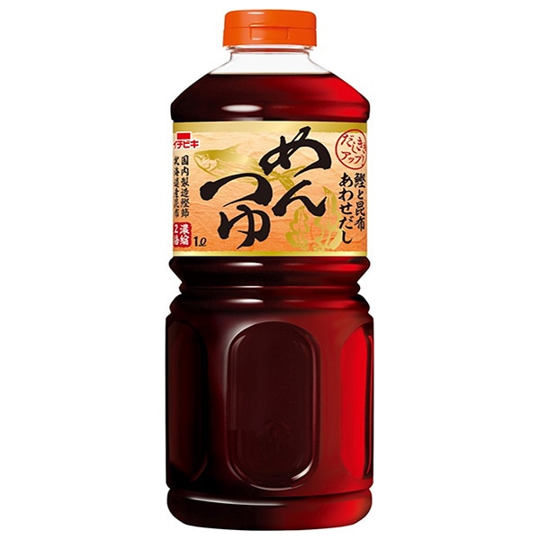 イチビキ 合せだし めんつゆ 1Lペットボトル×8本入