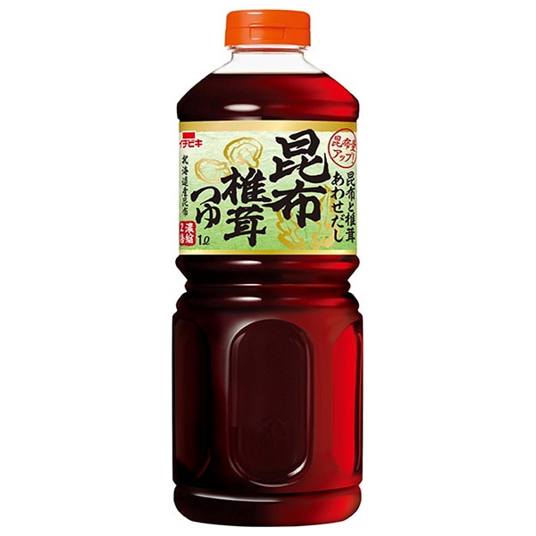 イチビキ あわせだし 昆布椎茸つゆ 1Lペットボトル×8本入