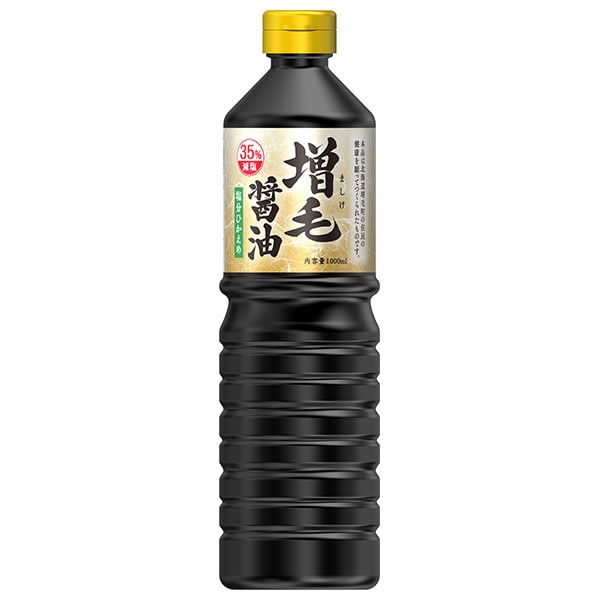 イチビキ 増毛(ましけ)醤油 1000mlペットボトル×8本入×(2ケース)