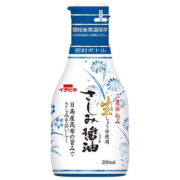 イチビキ 卓上生しょうゆ さしみ醤油 200mlペットボトル×8本入