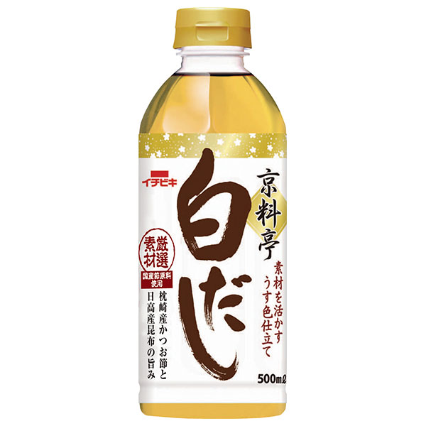 イチビキ 京料亭 白だし 500mlペットボトル×12本入×(2ケース)