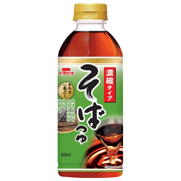 イチビキ 濃縮そばつゆ 500mlペットボトル×12本入×(2ケース)