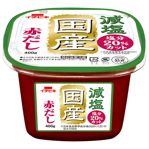 イチビキ 減塩国産 赤だし 400g×6個入