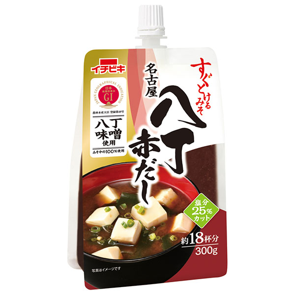 イチビキ すぐとけるみそ 名古屋八丁赤だし 300g×10本入