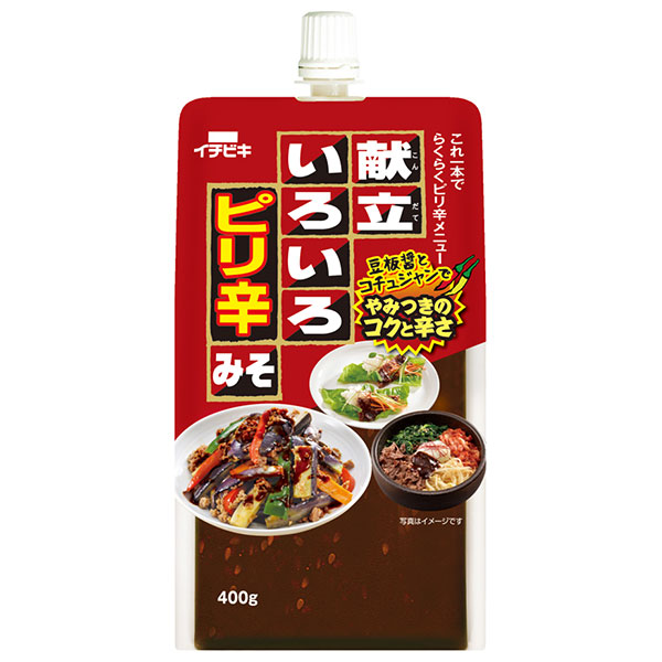 イチビキ 献立いろいろみそ ピリ辛みそ 400g×12本入