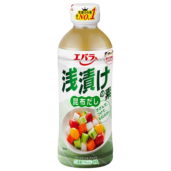 エバラ食品 浅漬けの素 昆布だし 500mlペットボトル×12本入×(2ケース)