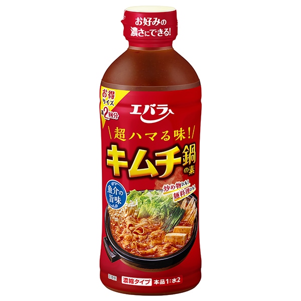 エバラ食品 キムチ鍋の素 500ml×12本入