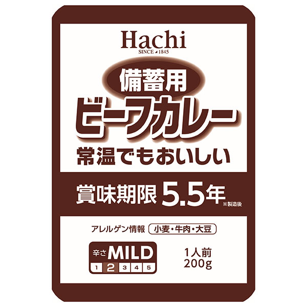ハチ食品 備蓄用ビーフカレー 200g×30個入