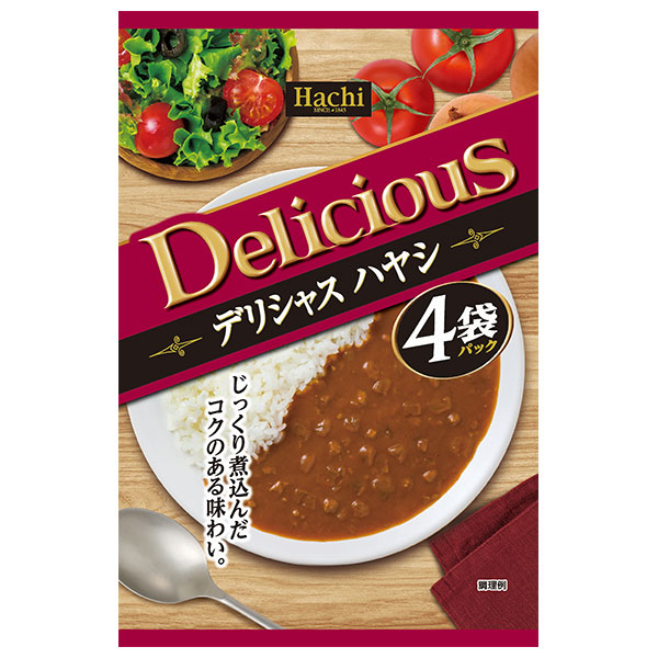 ハチ食品 デリシャス ハヤシ (150g×4袋)×12個入