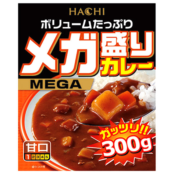ハチ食品 メガ盛りカレー 甘口 300g×22個入