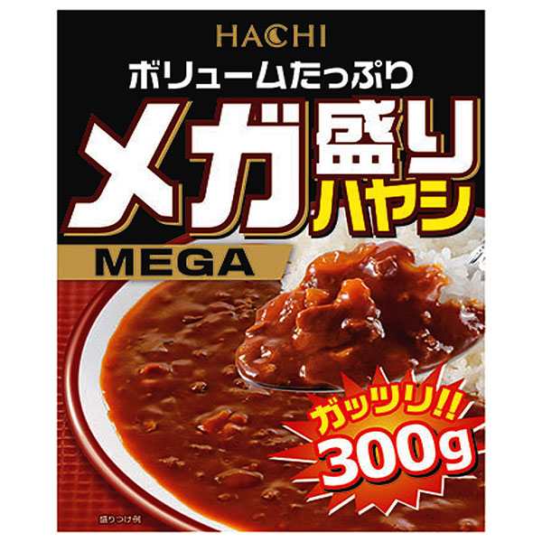 ハチ食品 メガ盛り ハヤシ 300g×22個入×(2ケース)