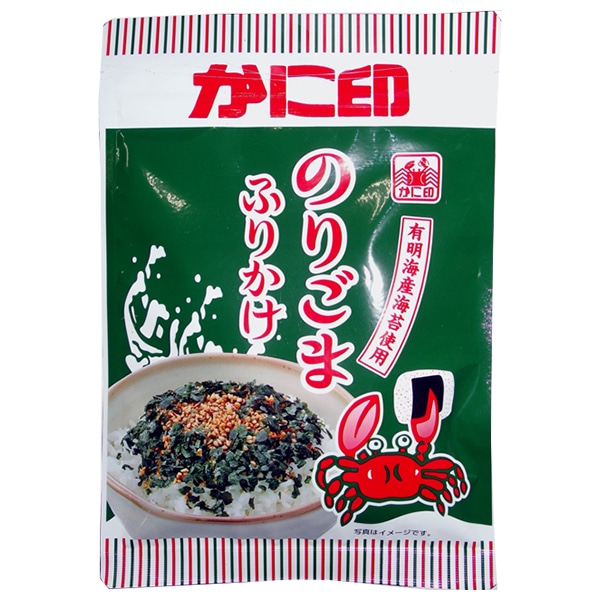 ネコポス 木村海苔 かに印 のりごまふりかけ 40g×10袋入