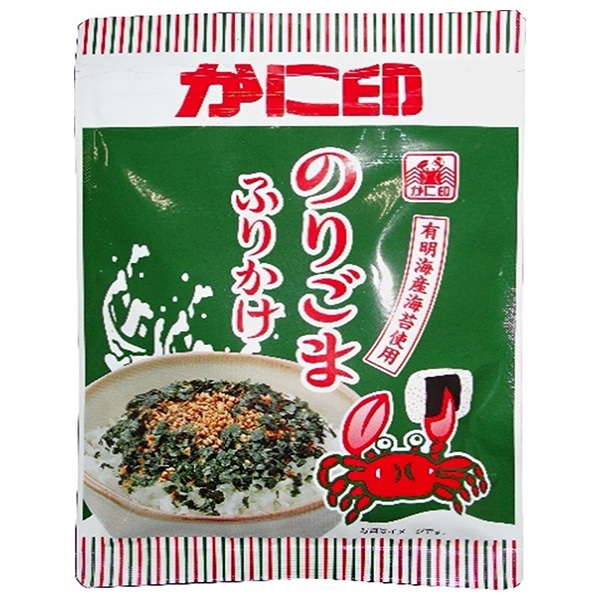 木村海苔 かに印 のりごまふりかけ 40g×10袋入