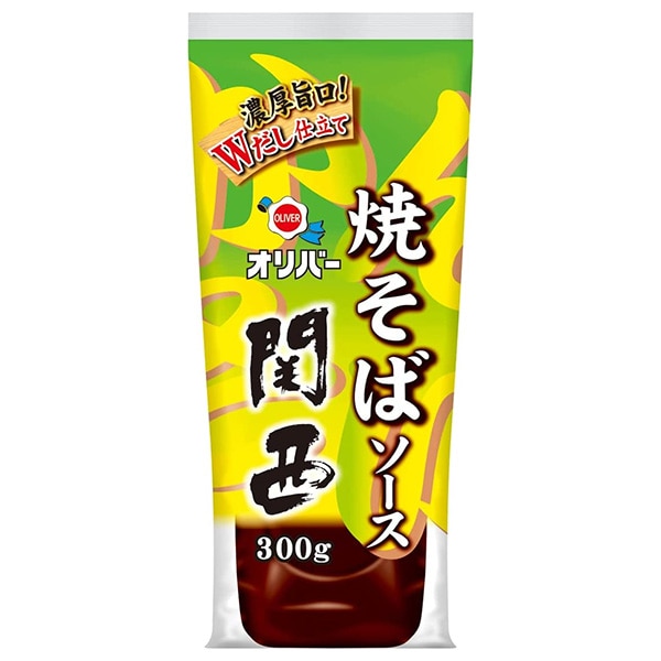 オリバーソース 焼そばソース関西 300g×12本入×(2ケース)