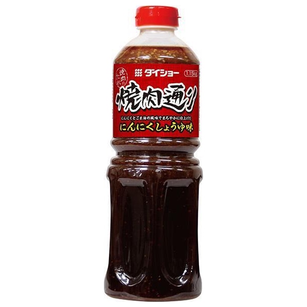 ダイショー 焼肉通り にんにくしょうゆ味 1.15kg×12本入