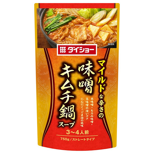 ダイショー 味噌キムチ鍋スープ 750g×10袋入