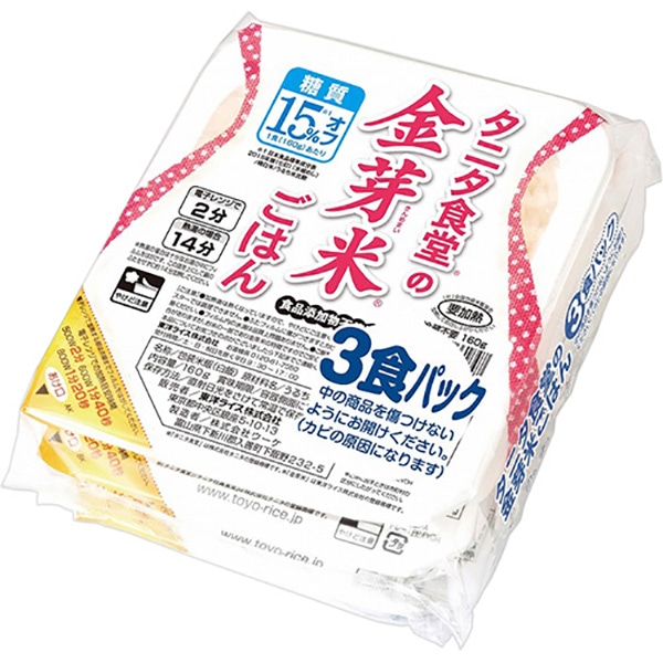 東洋ライス タニタ食堂の金芽米ごはん 3食セット (160g×3食)×8個入×(2ケース)