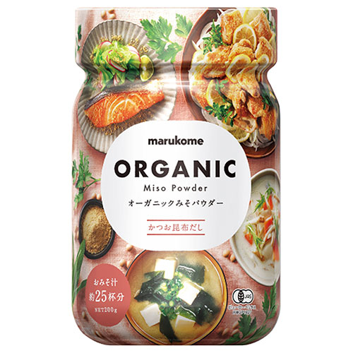 マルコメ オーガニックみそパウダー かつお昆布だし 200g×6本入