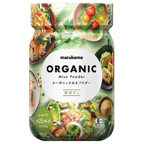 マルコメ オーガニックみそパウダー 野菜だし 200g×6本入