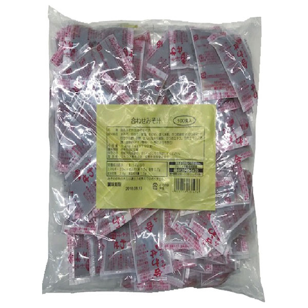 マルコメ 業務用生みそ汁 合わせ 100食×6袋入×(2ケース)