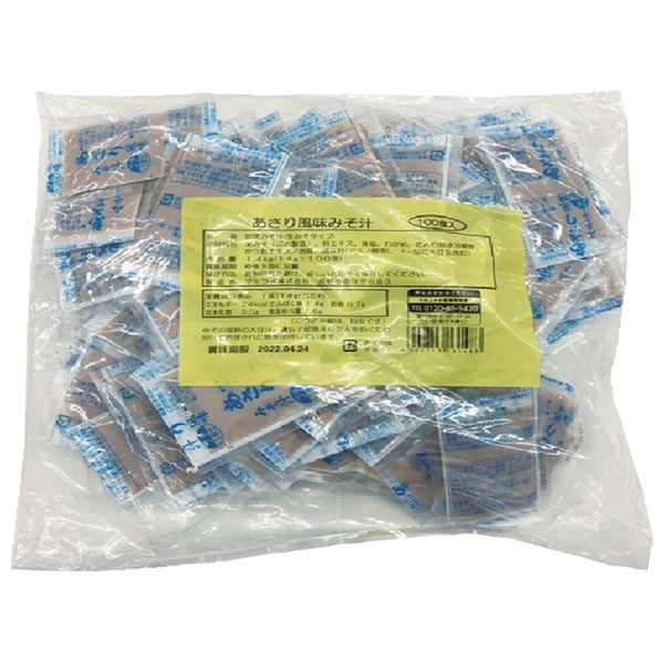 マルコメ 業務用生みそ汁 あさり 100食×6袋入